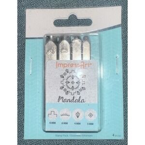 ImpressArt Stamp Pack Mandala Series 3, SC15K-AC-4PC-M